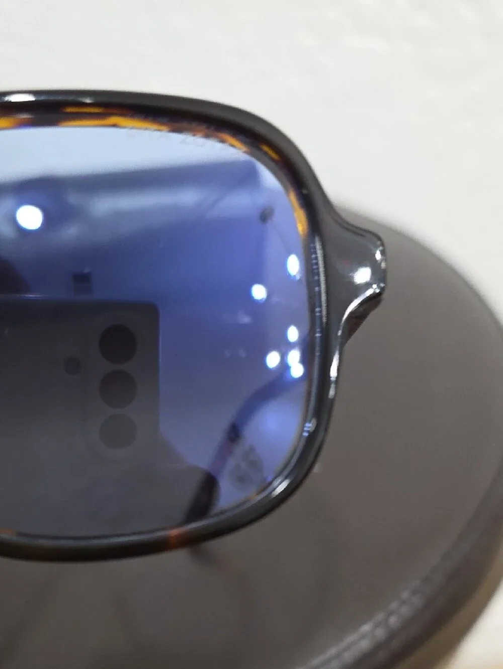 DITA Tortoiseshell Frame Sunglasses with Light Blue Lenses Men Or Women